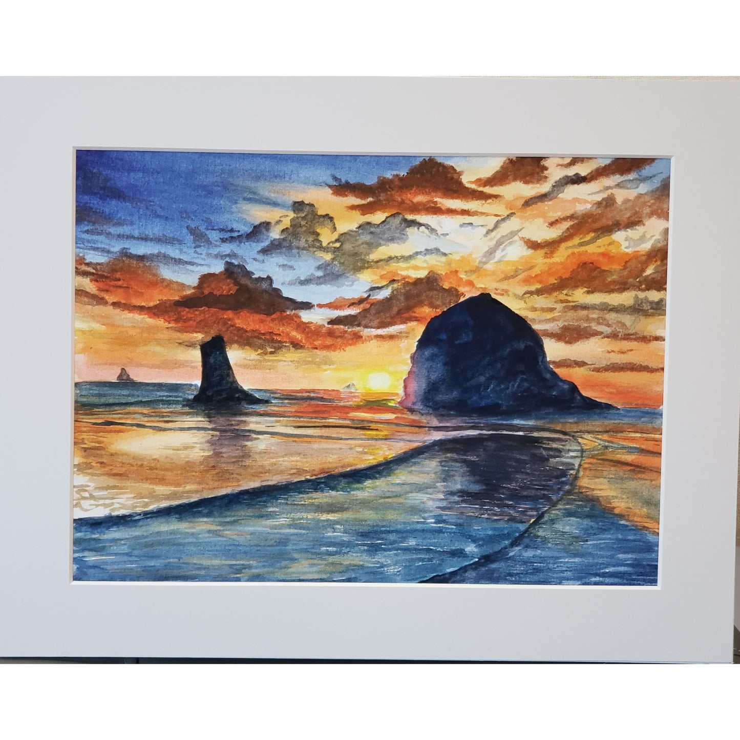 "Golden Hour, Cannon Beach" - Greg Scott Art